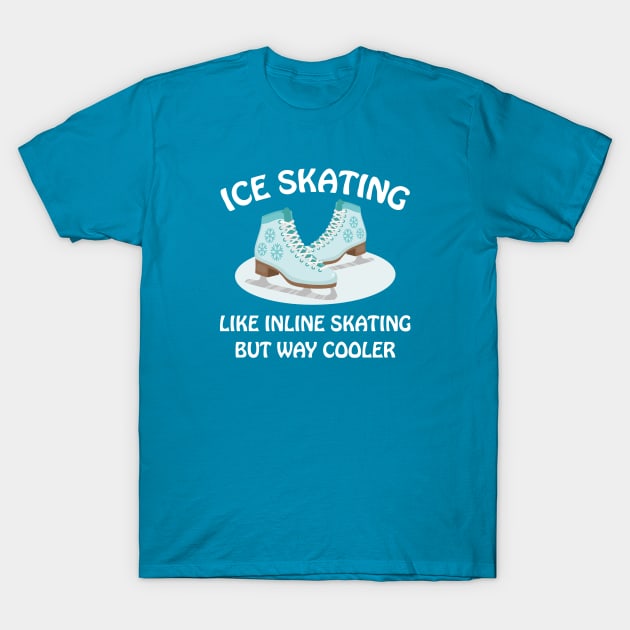 Ice Skating T-Shirt by VectorPlanet